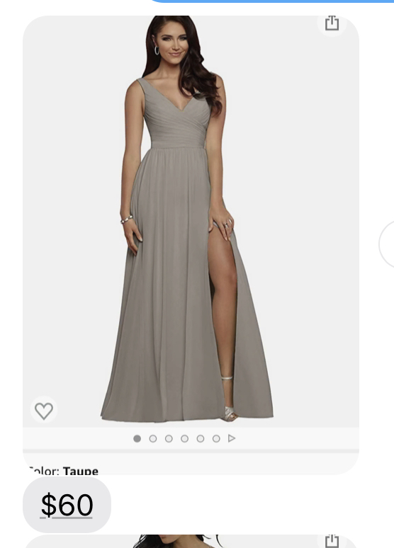 Taupe dress