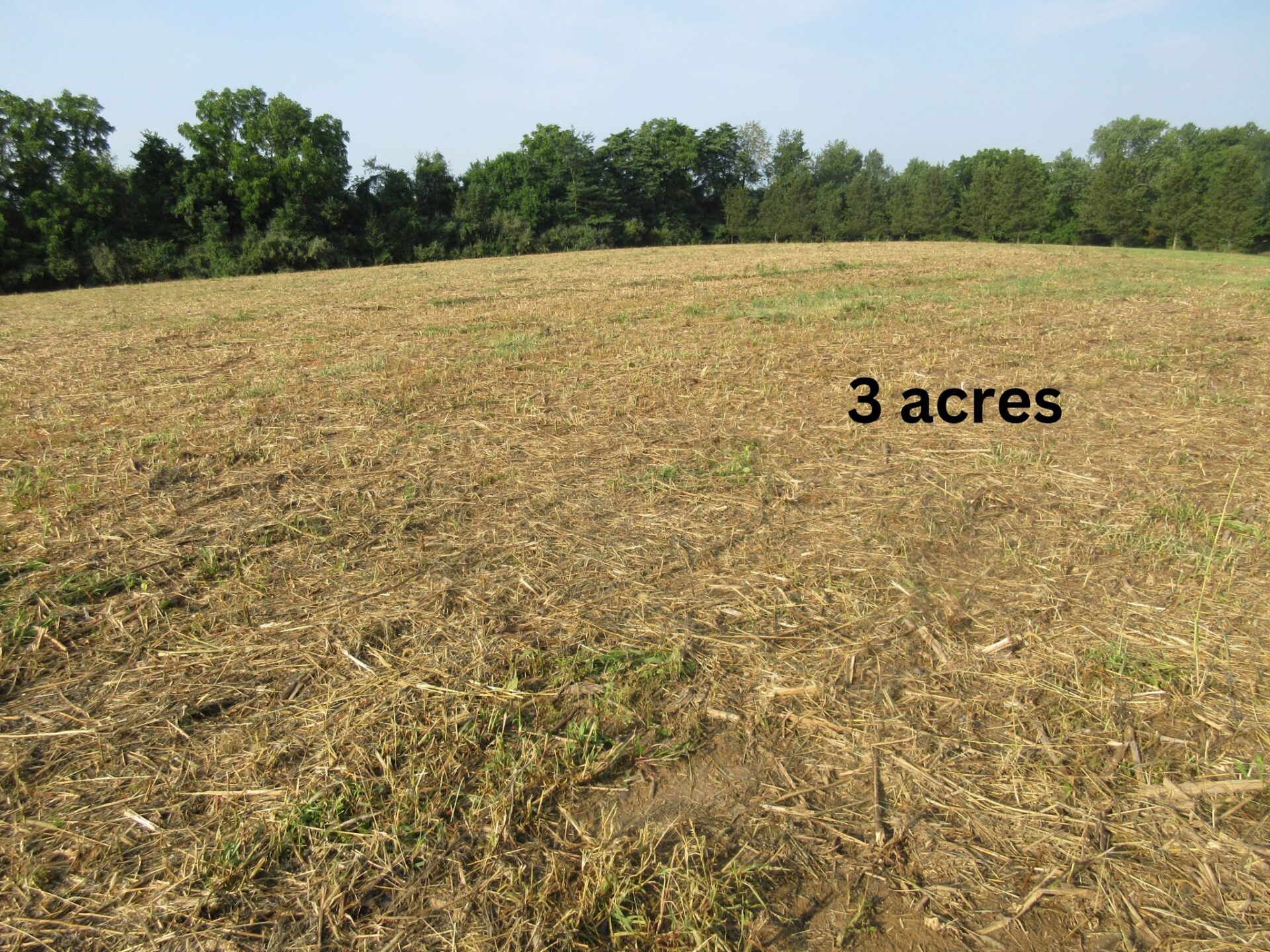 3 acres