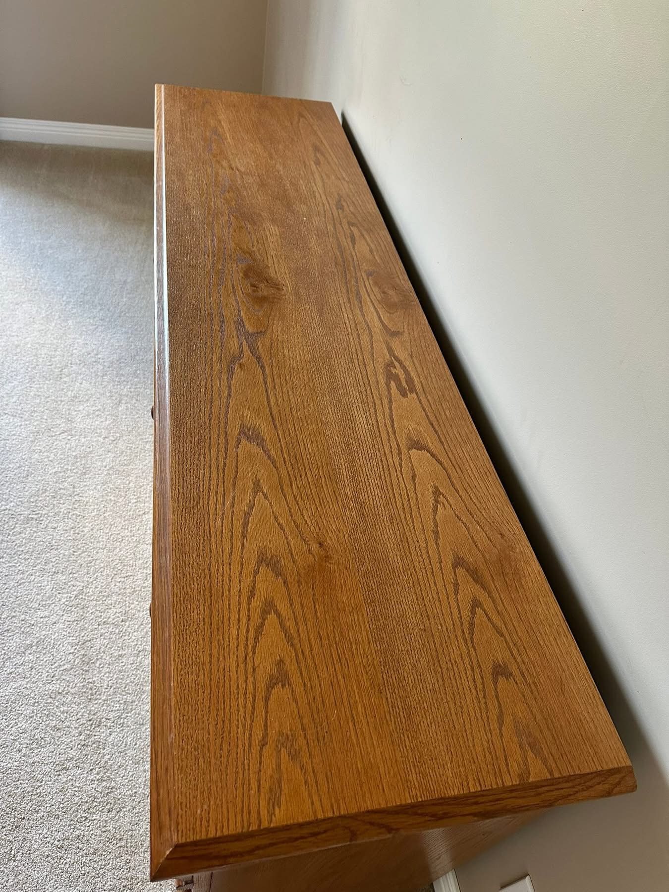dresser top view